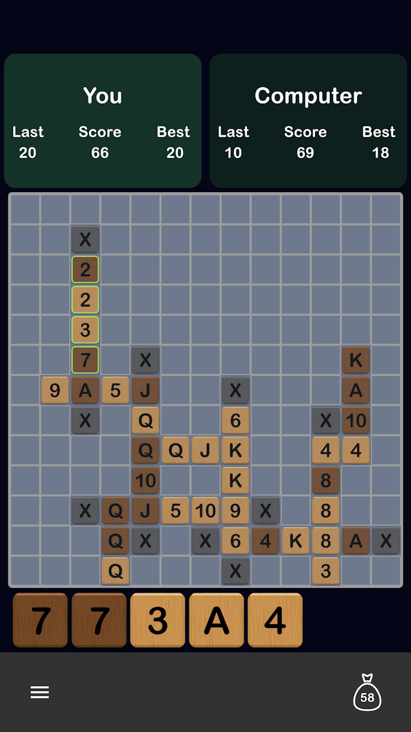 Tile Cribbage Screenshot 1